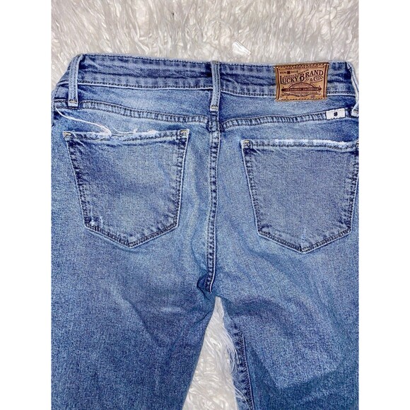 Lucky Brand Jeans Ava Skinny Size 00 / 24 Women’s Blue Cone Denim - Picture 3 of 10